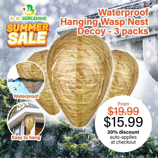 Waterproof Aritificial Hanging Wasp - 3 Packs